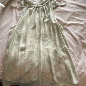 Jennifer Lopez sleeveless tie around neck with keyhole in back